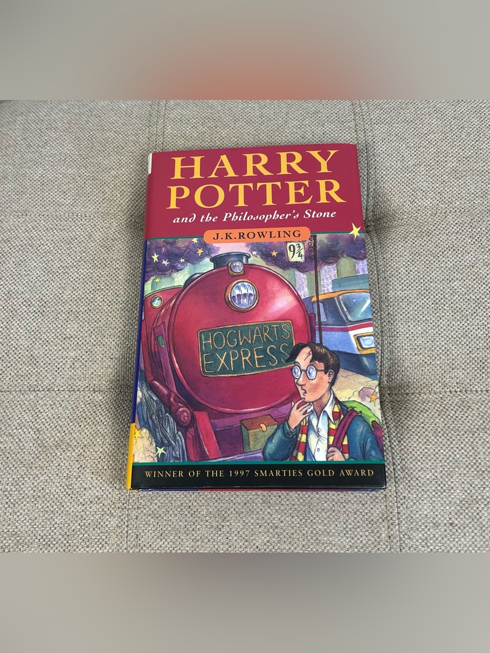 Harry Potter and The Philosopher’s Stone 1st Ed 7th Printing Hardcover Book EUC